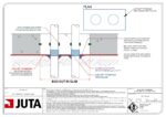 TD-JUTA.GP-TB.016 - Multiple Vertical Pipe Penetration (Boxed Out) Detail